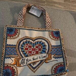 Brighton Believe in Love Colorful Heart Pattern Tote